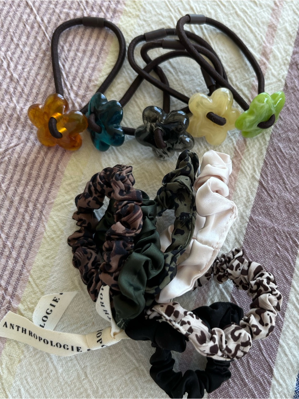Anthropologie Silk Hair Ties